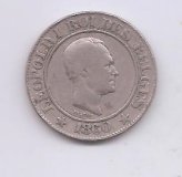 BELGICA DEL AÑO 1860 DE 20 CENTIMOS 