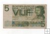 HOLANDA DEL AÑO 1966 DE 5 GULDEN