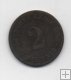 ALEMANIA IMPERIO DEL AÑO 1876 LETRA C DE 2 PFENNIG