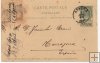 BELGICA POSTAL N-33 (SELLO 5 CTS VERDE)
