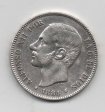 ALFONSO XII DEL AÑO 1881 *81 DE 2 PESETAS