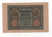 ALEMANIA DEL AÑO 1920 DE 100 MARCOS
