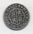 ESPAÑA FERNANDO VI DEL AÑO 1754 DE 1 REAL