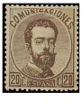 SERIE 123- 1872 - REINADO DE AMADEO I - 20 CENTIMOS DE PESETA- GRIS