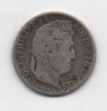 FRANCIA DEL AÑO 1846 LETRA A DE 50 CENTIMOS