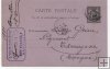 FRANCIA POSTAL N-30 (SELLO 10 CTS NEGRO) 