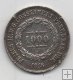 BRASIL DEL AÑO 1858 DE 1000 REIS