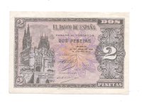 ESTADO ESPAÑOL AÑO 1938 DE 2 PTS