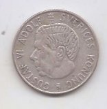 SUECIA DEL AÑO 1953 DE 1 KRONA TS