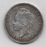ALFONSO XIII DEL AÑO 1893 *93 DE 5 PESETAS