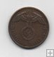 ALEMANIA REICH DEL AÑO 1938 LETRA A DE 2 REICHSPFENNIG 