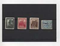 ESPAÑA DEL AÑO 1938 Nº 770/772 MONUMENTOS Y AUTOGIRO (VALOR 2 PTS SOMBRAS DE OXIDO) ** 