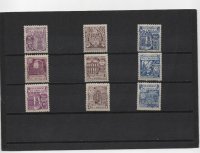 ESTADO ESPAÑOL (FRANCO) DEL AÑO 1944 Nº 974/982 ** MILENARIO DE CASTILLA 
