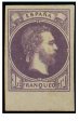 SERIE 158- 1874- CORREO CARLISTA-  1 REAL VIOLETA