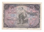 ALFONSO XIII DEL AÑO 1906 DE 50 PESETAS