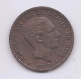 ALFONSO XII DEL AÑO 1879 DE 10 CENTIMOS 