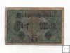 ALEMANIA DEL AÑO 1917 DE 5 MARCOS