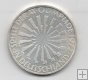 ALEMANIA FEDERAL DEL AÑO 1972 LETRA J CIRCULO+RAYAS