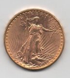 ESTADOS UNIDOS DEL AÑO 1908 DE 20 DOLARES