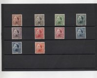 ESPAÑA DEL AÑO 1930.31 Nº 490/498 ALFONSO XIII TIPO VAQUER DE PERFIL ** 