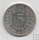 ALEMANIA FEDERAL DEL AÑO 1966 LETRA D DE 5 MARCOS
