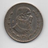 MEXICO DEL AÑO 1964 DE 1 PESO 