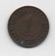 ALEMANIA DEL AÑO 1935 IMPERIO REPUBLICA WEIMAR LETRA J DE 1 REICHSPFENNIG 