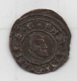 ESPAÑA FELIPE IV DEL AÑO 1663 DE 16 MARAVEDIES