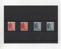 ESPAÑA DEL AÑO 1938 Nº 751/754 ALEGORIA DE LA REPUBLICA **