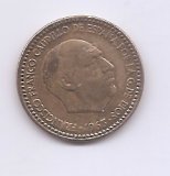 ESTADO ESPAÑOL (FRANCO) DEL AÑO 1963*67 DE 1 PESETA