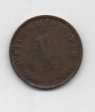 ALEMANIA REICH DEL AÑO 1939 LETRA G DE 1 REICHSPFENNIG
