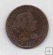 ESPAÑA ISABEL II DEL AÑO 1968 DE 2 1/2 CENTIMOS DE ESCUDO