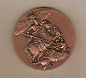 ESPAÑA- MEDALLA DE COBRE -DEL CIRCULO FILATELICO DE BARCELONA 1992,