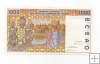 AFRICA DEL OESTE DEL AÑO 2001 DE 1000 FRANCS