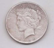 ESTADOS UNIDOS DEL AÑO 1925 DE 1 DOLAR
