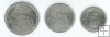 ESTADO ESPAÑOL (FRANCO) DEL AÑO 1957 SERIE BA DE 5/25/50 PESETAS