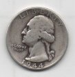 ESTADOS UNIDOS DEL AÑO 1944 DE 1/4 DOLAR