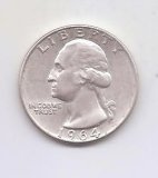 ESTADOS UNIDOS DEL AÑO 1964 DE 1/4 DOLAR 