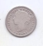 CANADA DEL AÑO 1871 DE 10 CENTIMOS