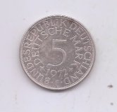 ALEMANIA DEL AÑO 1972 LETRA F DE 5 MARCOS 