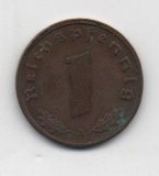 ALEMANIA REICH DEL AÑO 1940 LETRA A DE 1 REICHSPFENNIG 