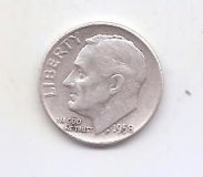 ESTADOS UNIDOS DEL AÑO 1958 DE 1 DIME 