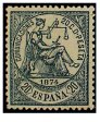 SERIE 146 - 1874- I REPUBLICA - 20 CENTIMOS - VERDE