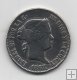ESPAÑA ISABEL II DEL AÑO 1867 DE 1 ESCUDO