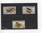 REPUBLICA MALAGASY DEL AÑO 1963 PAJAROS