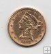 ESTADOS UNIDOS DEL AÑO 1881 DE 5 DOLARES