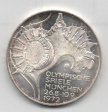 ALEMANIA FEDERAL DEL AÑO 1972 LETRA F MUNCHEN DE 10 MARCOS