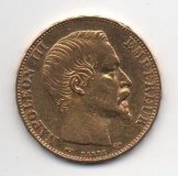 FRANCIA DEL AÑO 1856 DE 20 FRANCOS 
