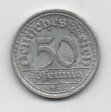 ALEMANIA DEL AÑO 1922 IMPERIO REPUBLICA WEIMAR LETRA A DE 50 PFENNIG 