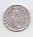SUIZA DEL AÑO 1928 DE 1 FRANCO 
